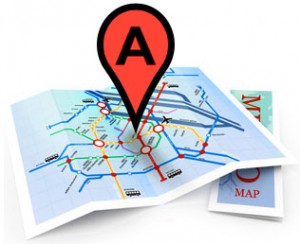 Local SEO - Map with pin